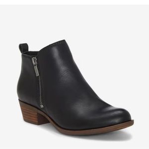 🍀NIB Lucky Brand Black Leather Booties